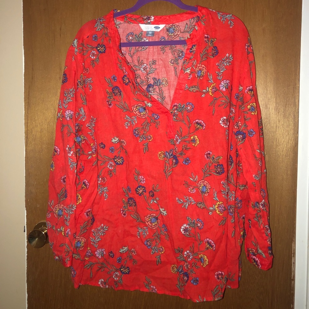 Old Navy floral shirt XXL